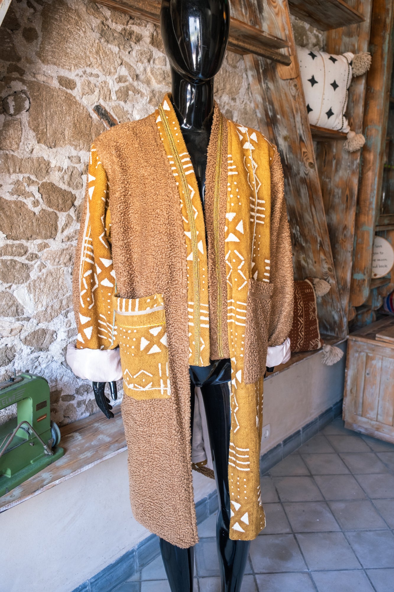 Unisex Up-cycled Statement Overcoat
