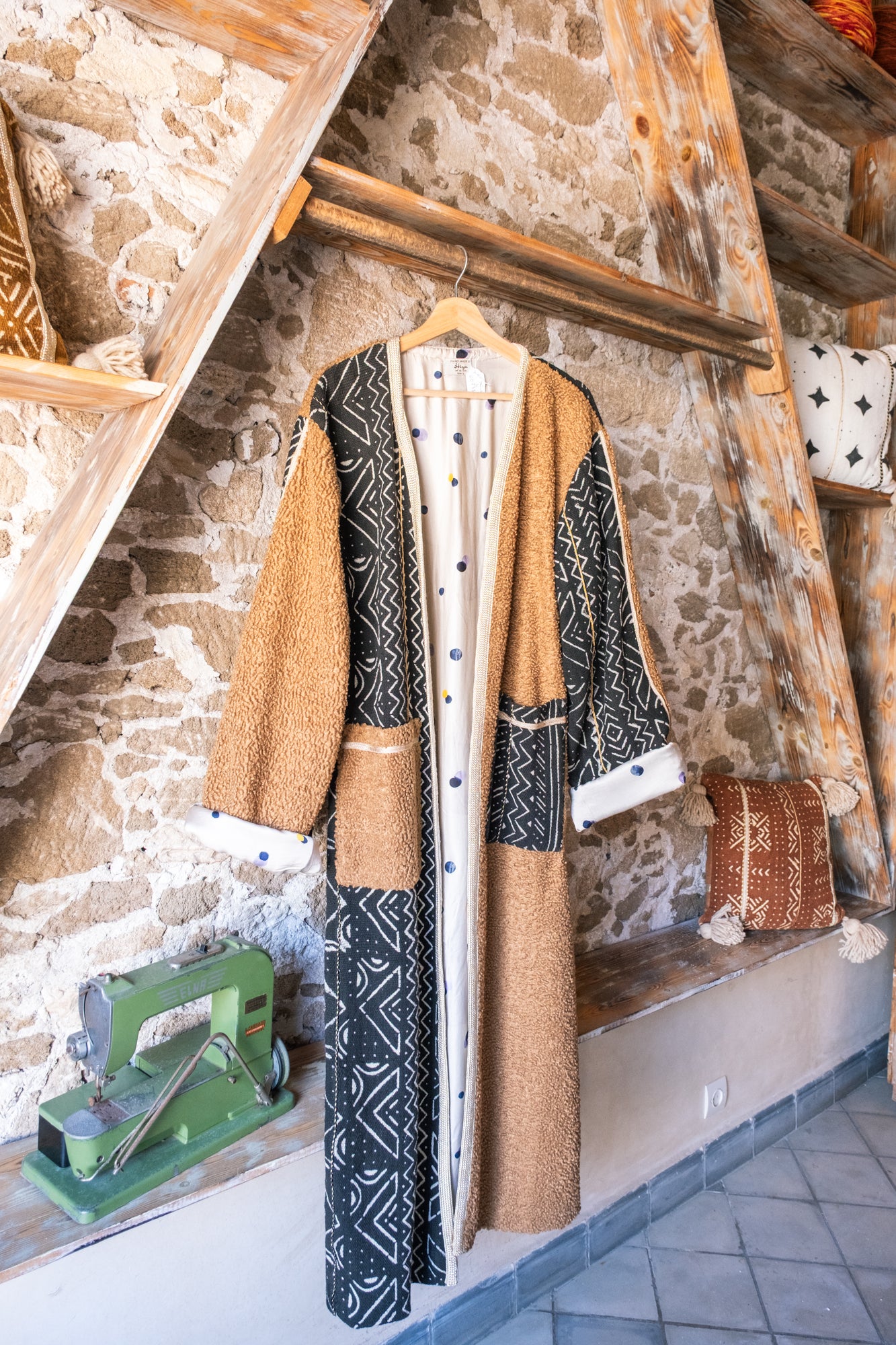 Unisex Up Cycled Statement Overcoat