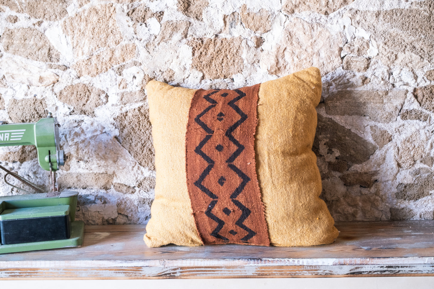 Housse de coussin textile africain 3 en 1