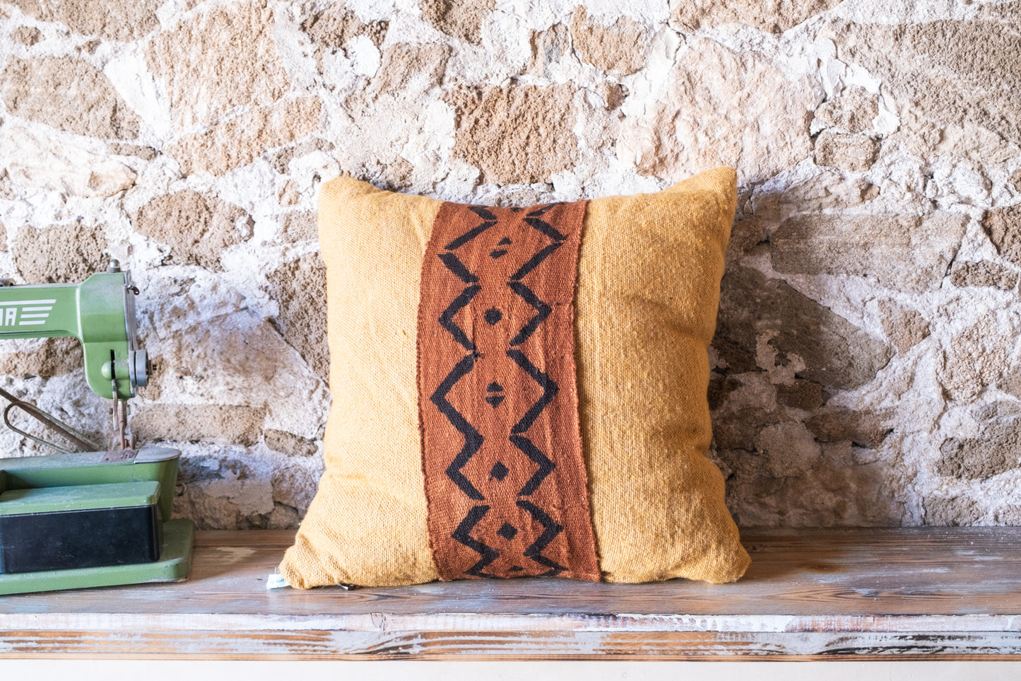 Housse de coussin textile africain 3 en 1