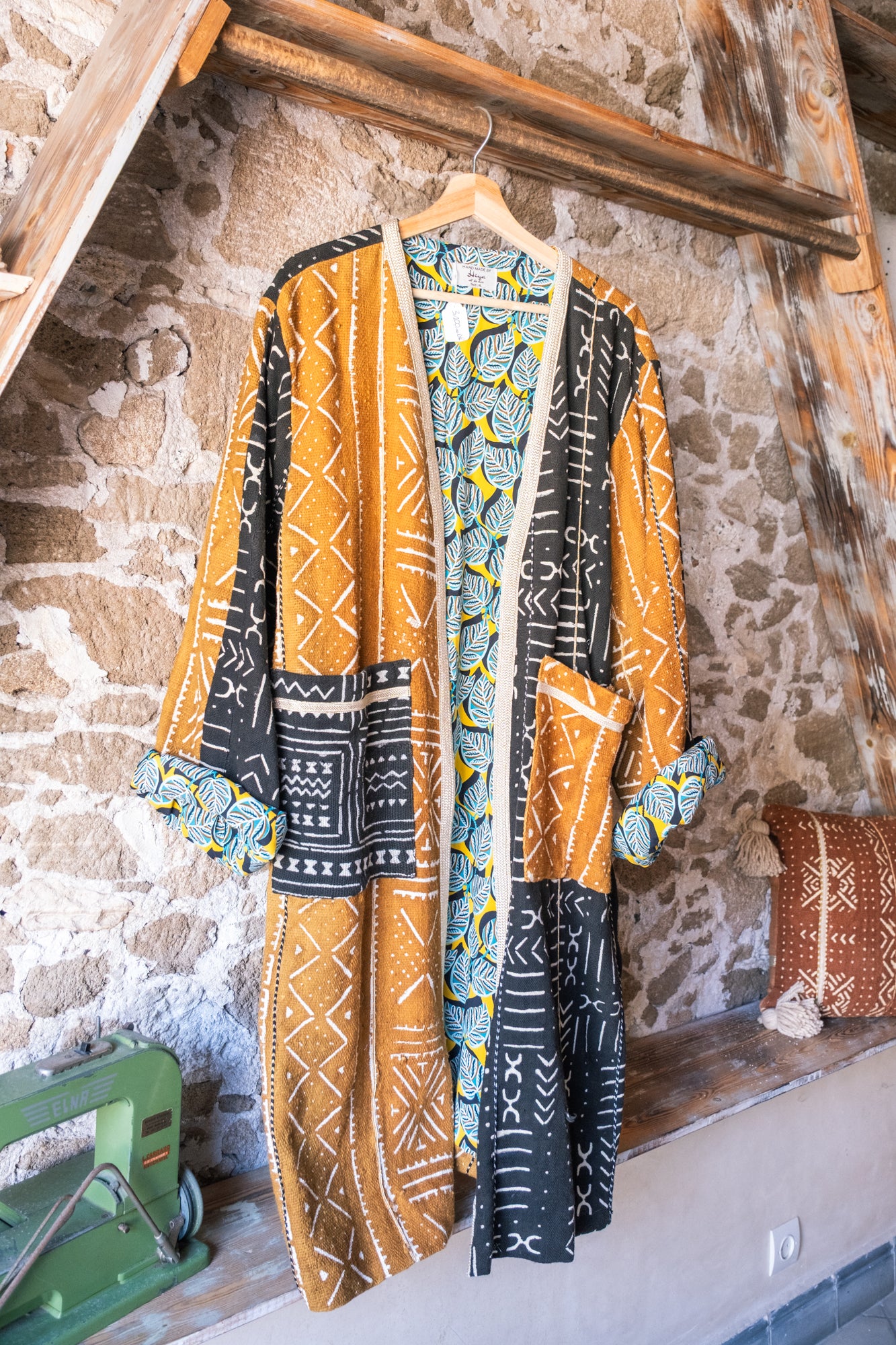 Unisex Up-Cycled Statement Overcoat