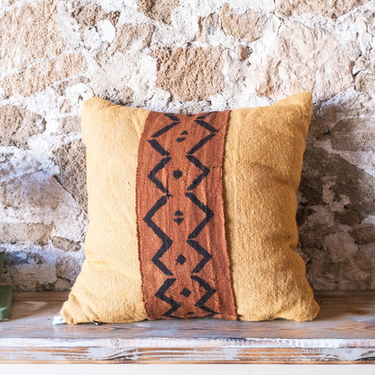 Housse de coussin textile africain 3 en 1